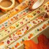 Autumn Fall Gift Wrapping Paper Washi Tape Colorful Self Adhesive Masking Tape DIY Sticker Office Stationery Crafts Tape