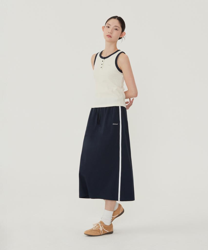 COVERNAT WOMAN Ringer Sleeveless Light Green