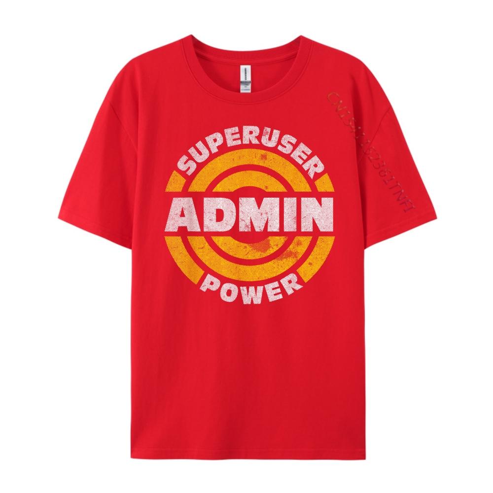 Superuser Admin Power For Computer It Professionals Cute Oversized T Shirt Clothes Happy New Years Loose S