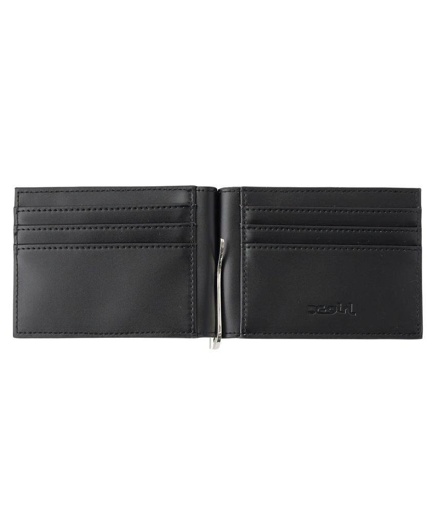 Money Clip Wallet MONEY CLIP WALLET 105244054009 BLACK ONE SIZE [X-girl]