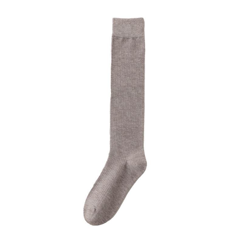 Wool Calf Socks for Women In Autumn and Winter, Thin, Soft and Comfortable Boneless Long Pile Socks
