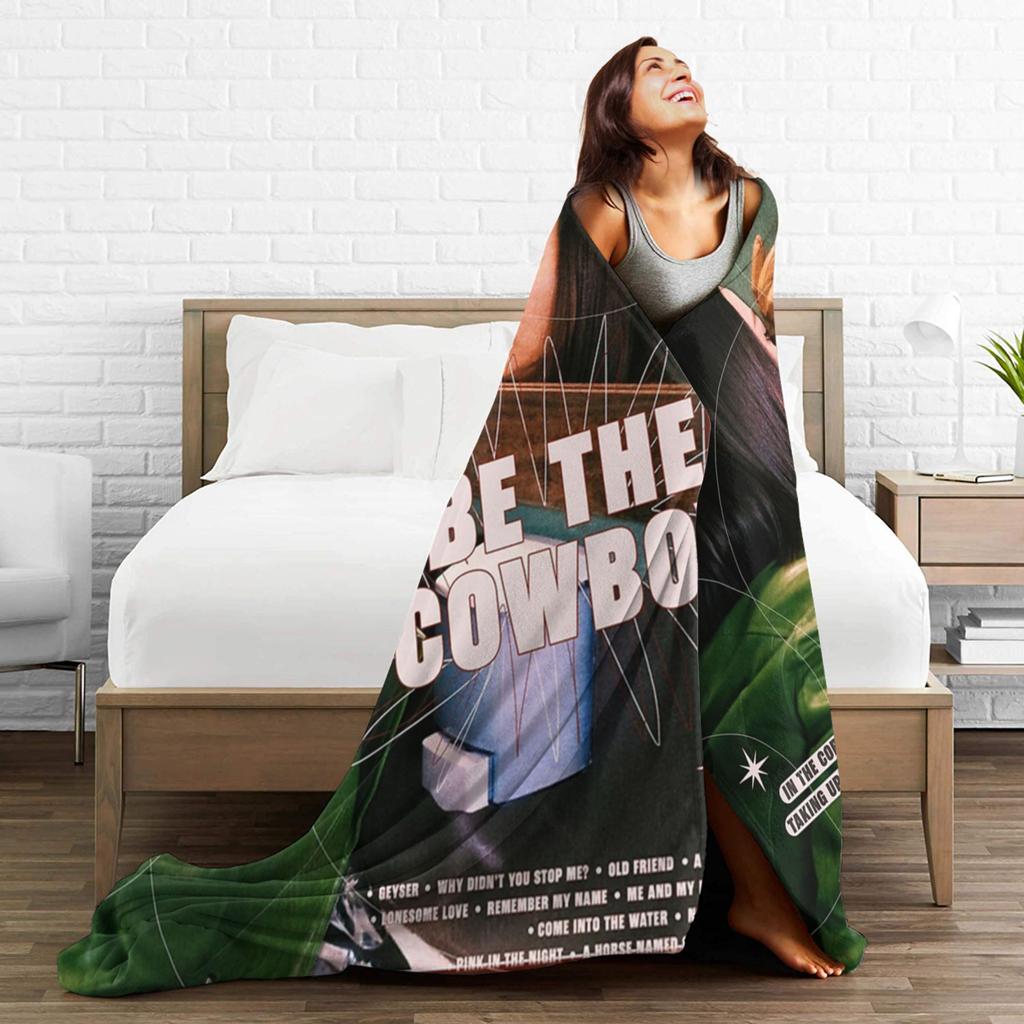 Mitski Be the Cowboy Blankets Flannel Textile Decor Multifunction Lightweight Thin Throw Blankets for Bed Couch Bedding Throws