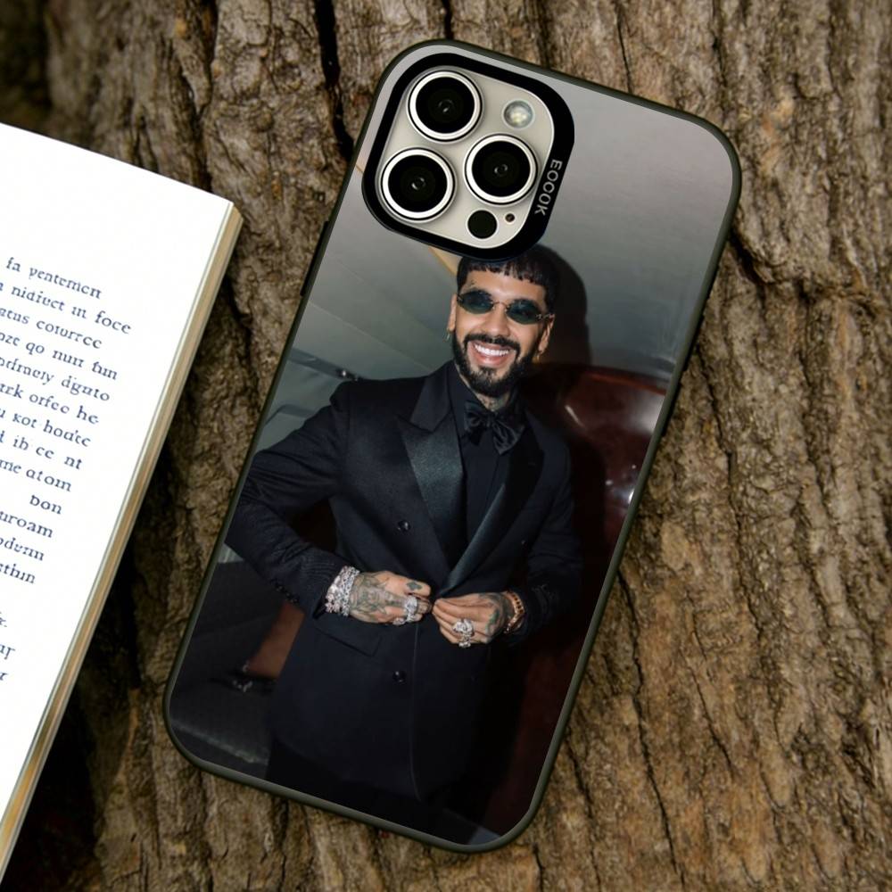 Anuel AA Phone Case For iPhone 17,16,15,14,13,12,11 Plus,Pro Max,XS,Colorful Silver Phone case Funda Cover