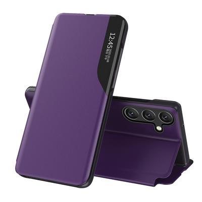 Etui futerał z klapką podstawką na Samsung Galaxy A26 Eco Leather View Case - fioletowe
