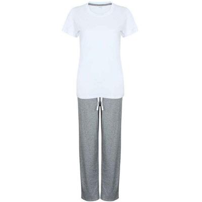 Womens/Ladies Heather Long Pyjama Set