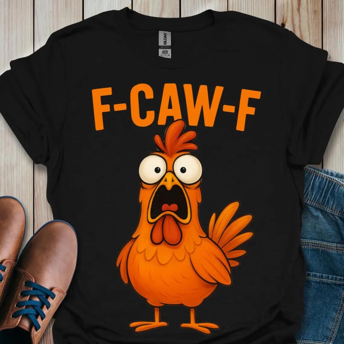 Funny FCawF Shirt Rooster Meme Shirt Sassy Bird Lover Shirt Moonlit Raven Shirt Black Bird Shirt Chicken Meme Shirt S