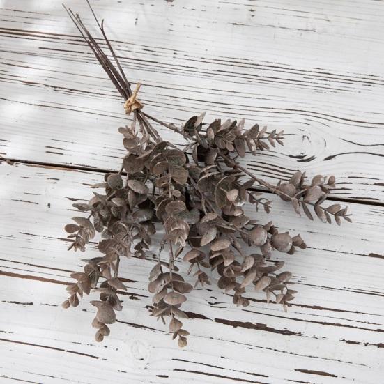 Planta de plástico única, realista, sem manutenção, decoração