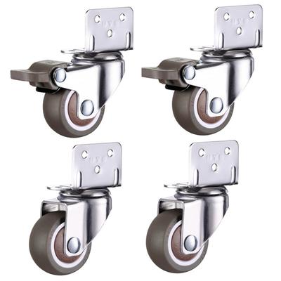 Mute Baby Crib Roller Soft Rubber for Trolley Swivel Caster Wheels Furniture Casters Bed Wheels