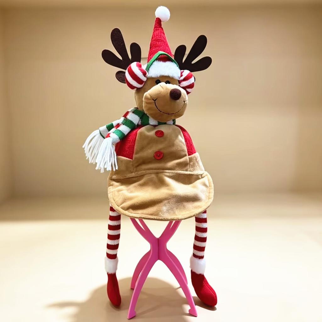Vánoční 3D Kreslený Santa Sněhulák Sob Klobouk Dlouhé Ucho Teplá Baseballová Čepice Vánoční Večírek Kostým Pokrývka Hlavy Rekvizita Dekorace