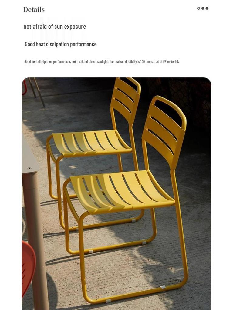 All-Aluminum Outdoor Cafe Table and Chairs Set with Sun Protection and Waterproof Features for Patios and Balconies