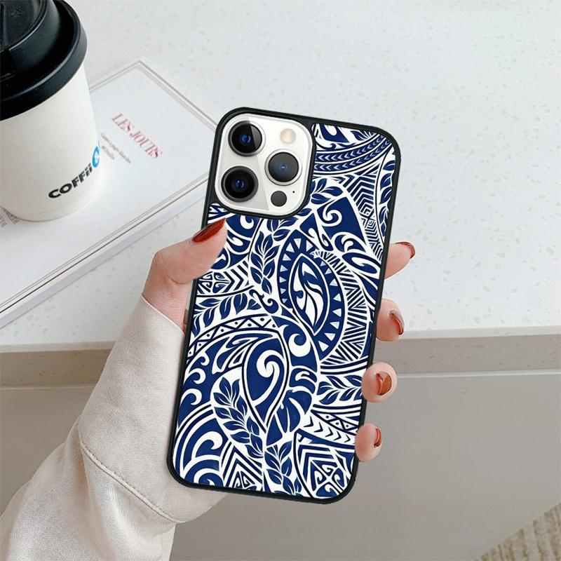 Maori Tribal Samoan Polynesian Phone Case For iPhone 17 Air 16 15 14 Plus 11 12 13 Pro Max Shell Cover Coque
