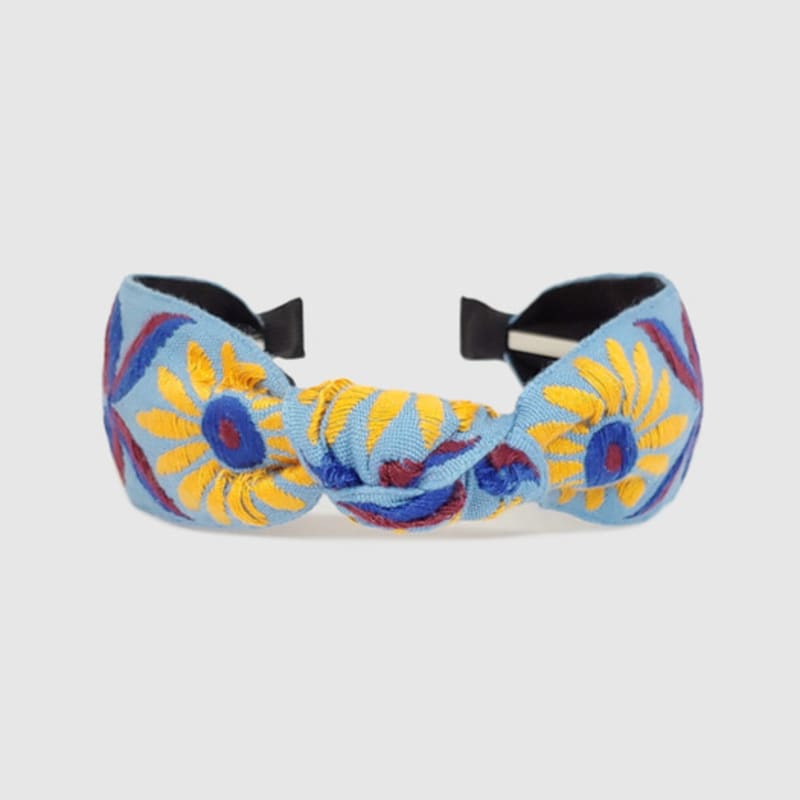 

LALA Этнический Цветок Импортная Повязка на Голову - L Синий FREE