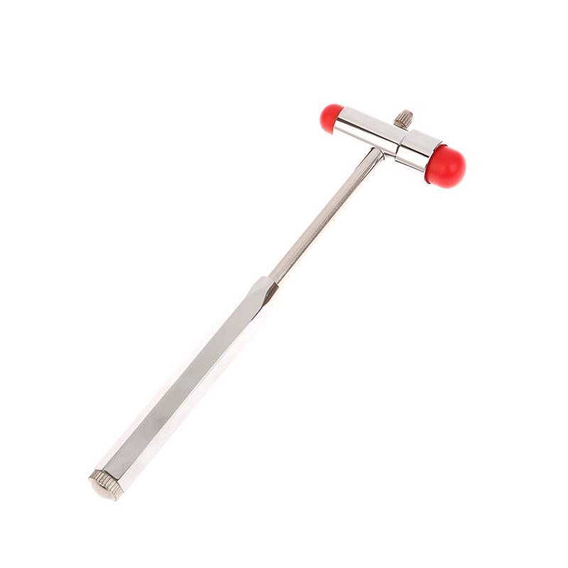 

1 шт. Двоголовий неврологічний масажний молоток Багатофункціональний перкусор Діагностичний рефлекторний перкусійний молоток Рефлекторний молоток червоний