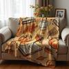 Cartoon Cow Face Cow Cartoon Anime Print Flannel Blanket Soft Warm Throw for Kids Bedroom Sofa Christmas Office Car