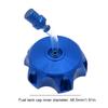 Fuel Gas Tank Cap Aluminum Alloy CNC Gas Fuel Tank Cap Cover 48.5mm for 125 140 150 160 CC Pit Dirt Motor Bike