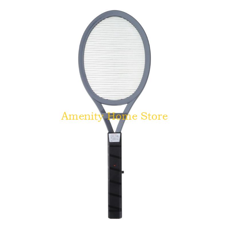 

F26C Electric Fly Swatters Traditional Batteries Fly Killer for Home 1Layer Mesh Racquet Killer Racket чёрный