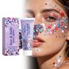 Zephoco Colorful Gel Glitter Paste Creative Makeup with Natural, Vibrant Color for a Festive Atmosphere and Personalized Glitter Paste