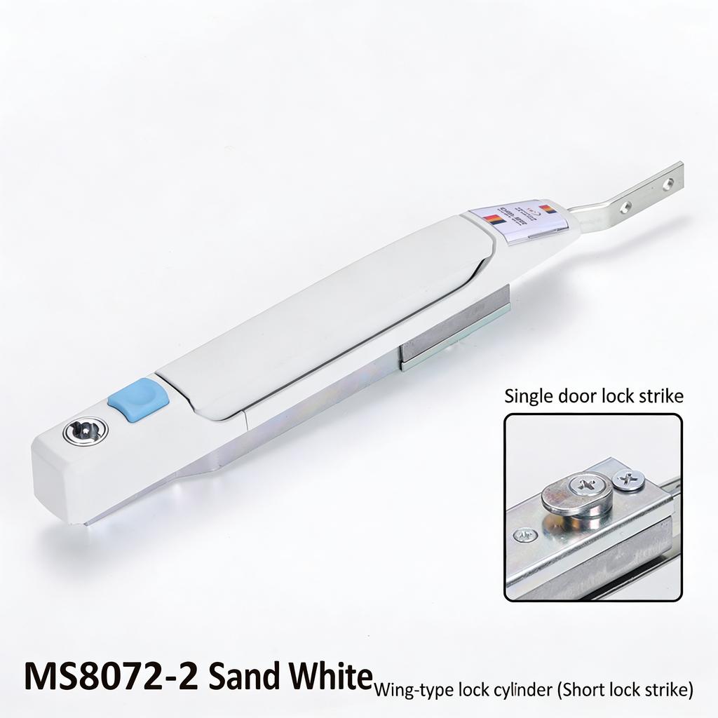 DELER Industrial Cabinet Handle Lock MS8071-72 Stainless Steel Anti-Theft Modern Heaven Earth Linkage Electric Energy Storage