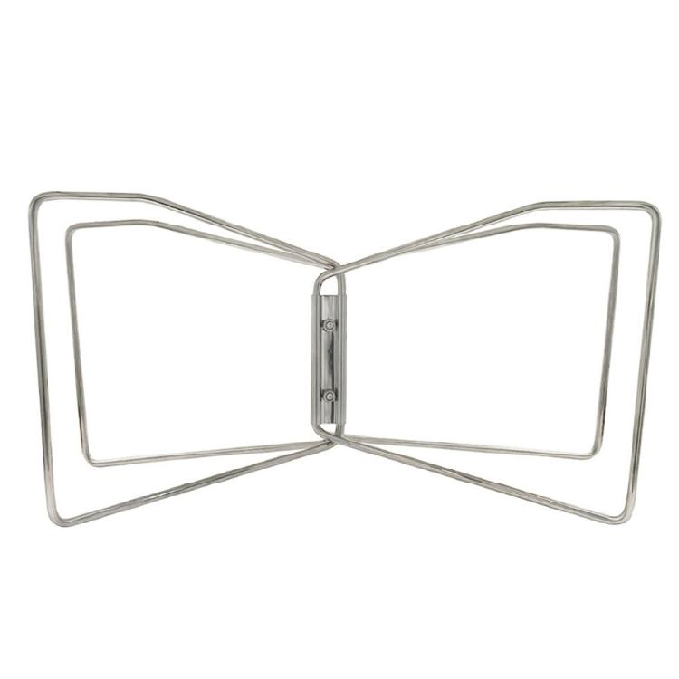 Camping Gear Stabilizers Base for Case Stainless Steel Construction Folding Design Includes Nonslip Pad Travel Friendly