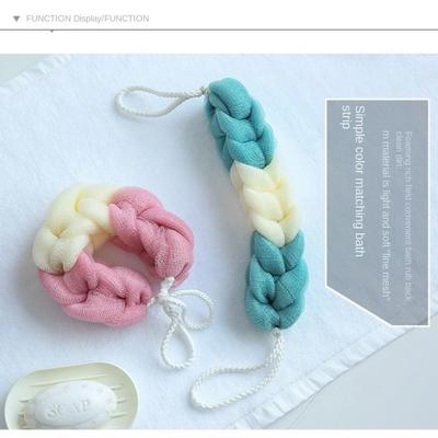 New Korean Style Bath Strip with Thickened Flower for Adults To Rub Their Backs and Use As A Bathing Tool for Both Men and Women