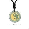 30mm Diameter Rond Kettinghanger Yin En Yang Tai Chi Mode Bedel Vakmanschap Amulet