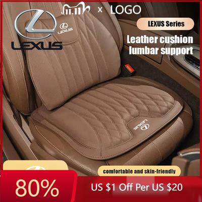 2026 Hot Interior Stickers Car Seat Cushion Memory Cotton Lumbar Support Pad For F SPORT IS250 IS200 CT200h GS300 LS430 RX