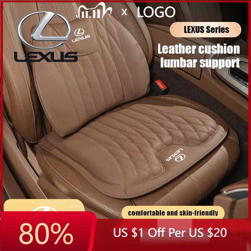 2026 Hot Interior Stickers Car Seat Cushion Memory Cotton Lumbar Support Pad For Lexus F SPORT IS250 IS200 CT200h GS300 LS430 RX
