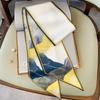 Design Print Skinny Scarf Plaid Horse Hairband Scarves Women Narrow Silk Scarfs Bag Ribbons Luxury  Wrist Towel Foulard