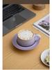 High-End Gradient Ceramic Coffee Cup & Saucer Set for Afternoon Tea