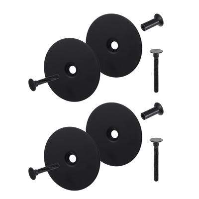Plastic Door Hole Cover Plates Light Weight and Stable Covers 2 5/8" Openings for Enhances Security Privacy