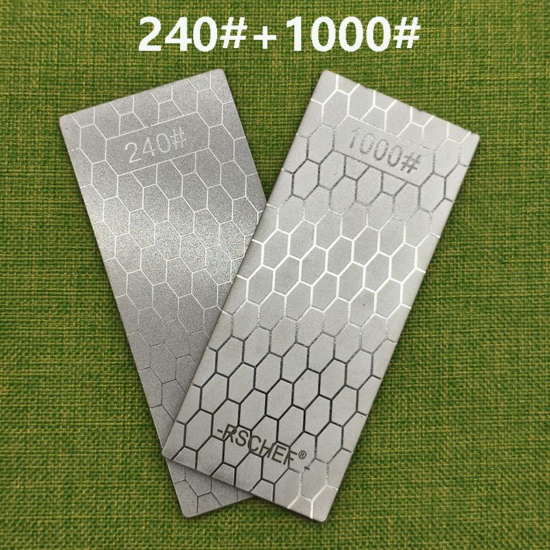 Diamond Knives Sharpening Stone 240# 400# 600# 1000# Grindstone Knife Sharpener Ultra-thin Honeycomb Surface Whetstone