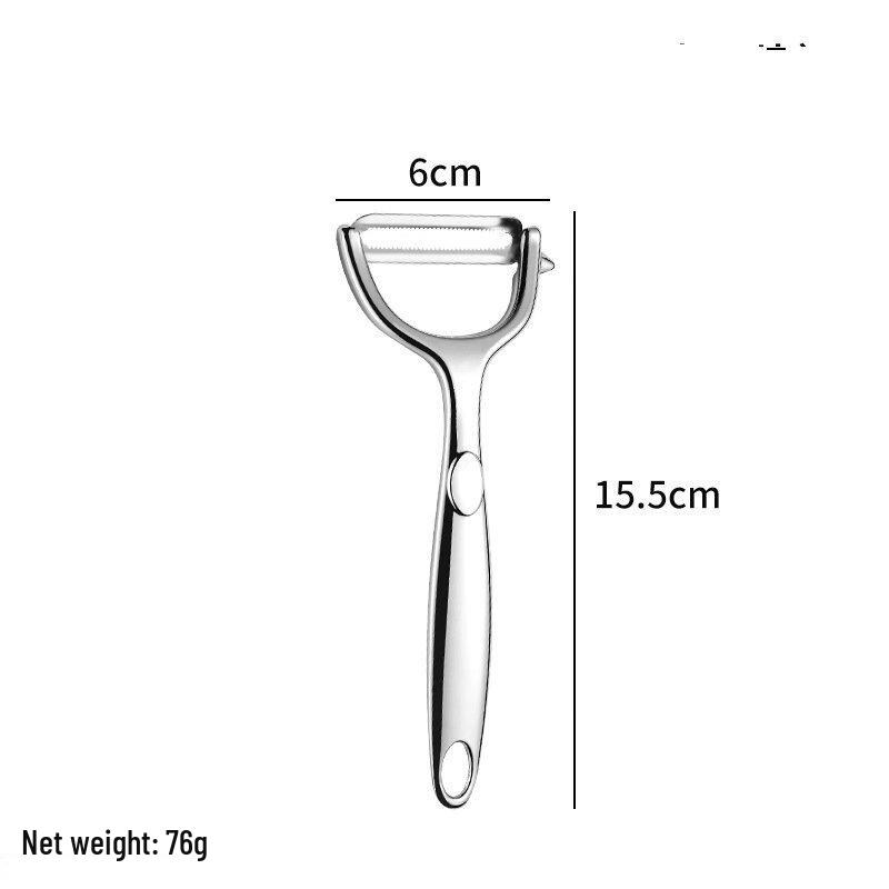 ZISIZ 304 Stainless Steel Fruit & Vegetable Peeler Set