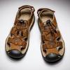 Classic Men 'S Sandals Summer Soft Sandals Comfortable Mens Shoes Genuine Leather Sandals Big Size Soft Outdoor Casual Shoes Men