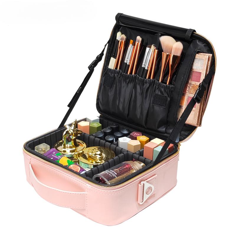 Nové Dámské Make-up Velkokapacitní kosmetická taška Kosmetický salon Tetování Pouzdro na nářadí na zdobení nehtů