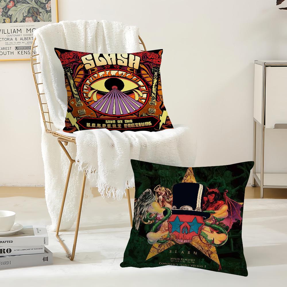 Guitarist SSlash Pillow Case Suitable For Bedrooms Living Rooms Cars Home Decoration