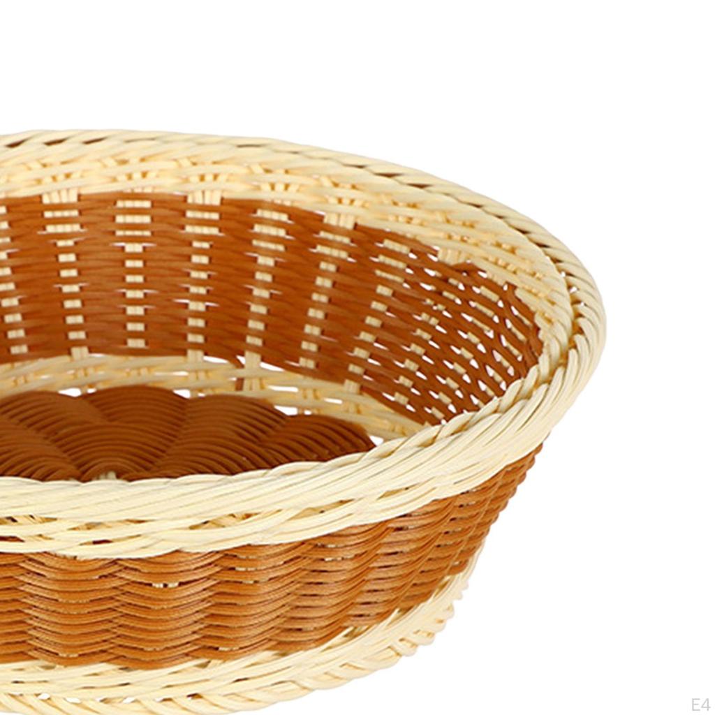 Panier à pain Porte-plateau, Panier de rangement, Décoration ménagère multifonctionnelle pour fruits