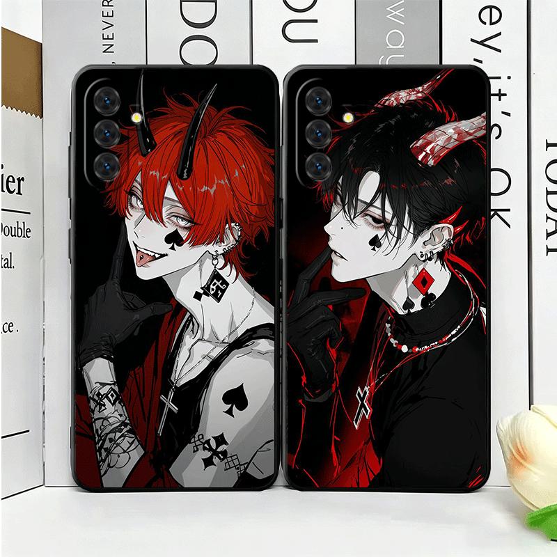 Devil Bad Boy Anime Style Soft Phone Case for Samsung A17 A37 A57 A16 A26 A36 A56 A15 A25 A35 A55 A14 A24 A34 A54 A13 A23 A33 A5