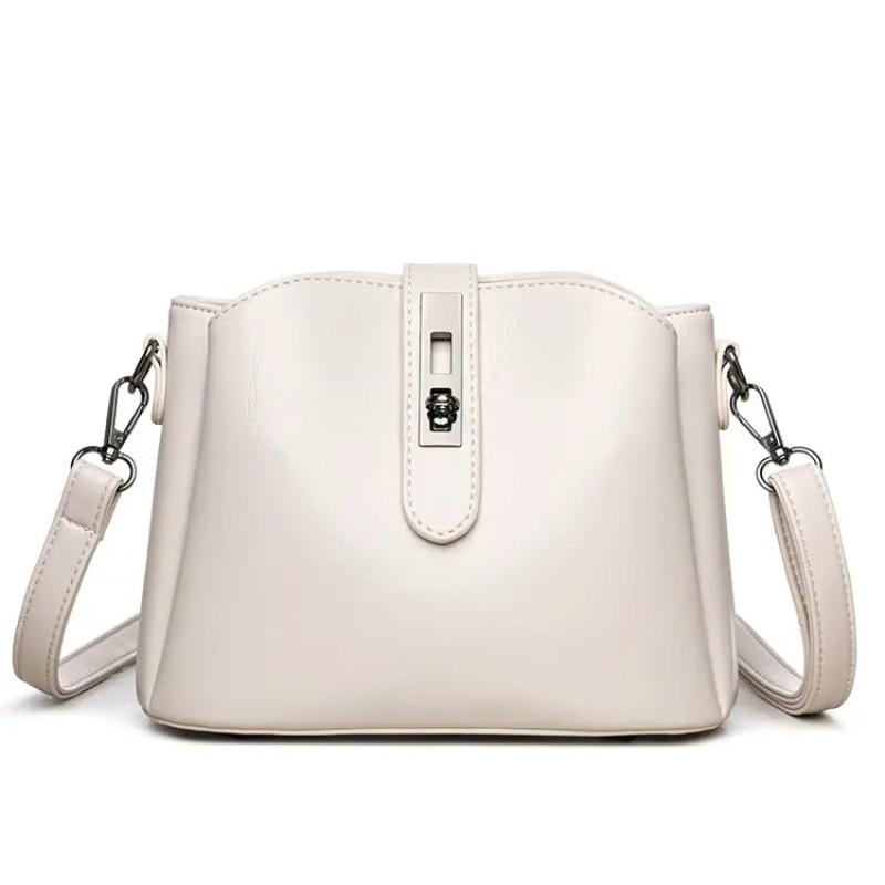 Fashionable Women's Shoulder Bag, High-quality UP Leather Crossbody Bag, Simple Shoulder Bag, Casual Handbag Suitable for Daily Use and Shopping