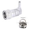 Homebrew Beer Stainless Steel Ball Lock Beer Keg Coupler Gas Quick Connector Dispenser