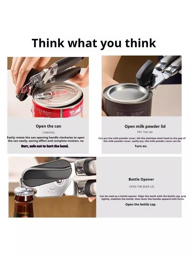 Gianxi Can Opener Multi Functional Can Opener  Iron Tin Can Opener  Can Knife And Screwdriver