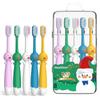 5/8 шт. Дитячі зубні щітки з м'якою щетиною, дитяча мультяшна зубна щітка у формі курчати для дітей 3-12 років