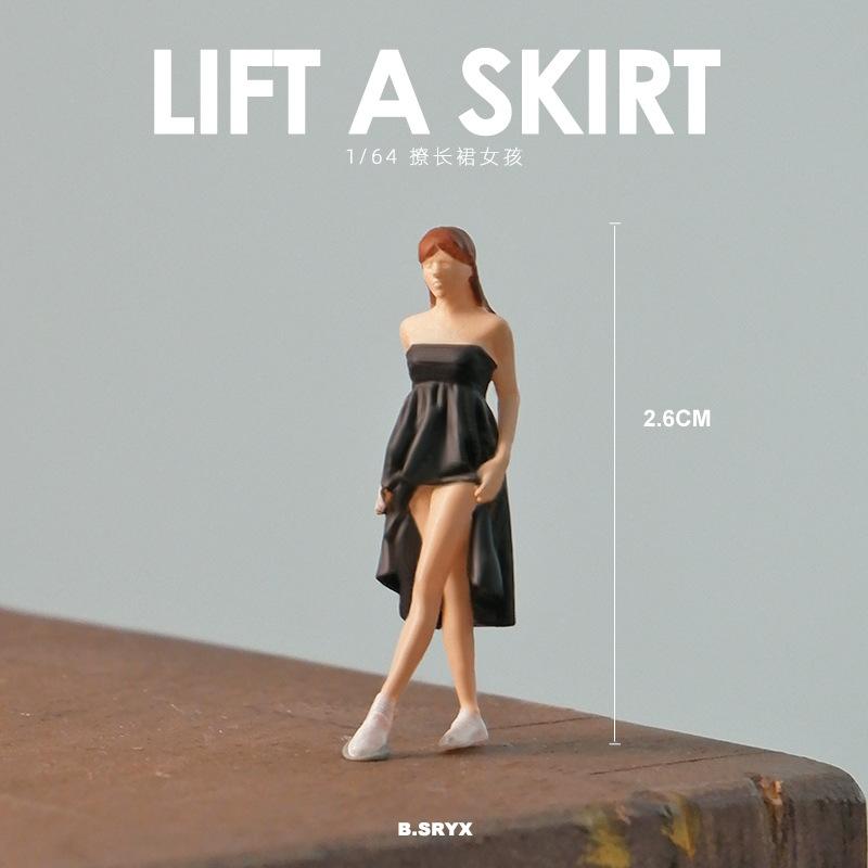 1/64 Miniature Human Figure Model, Miniature Toy, Mini Figurine, Scene Decoration Props, Diorama Matching Figures