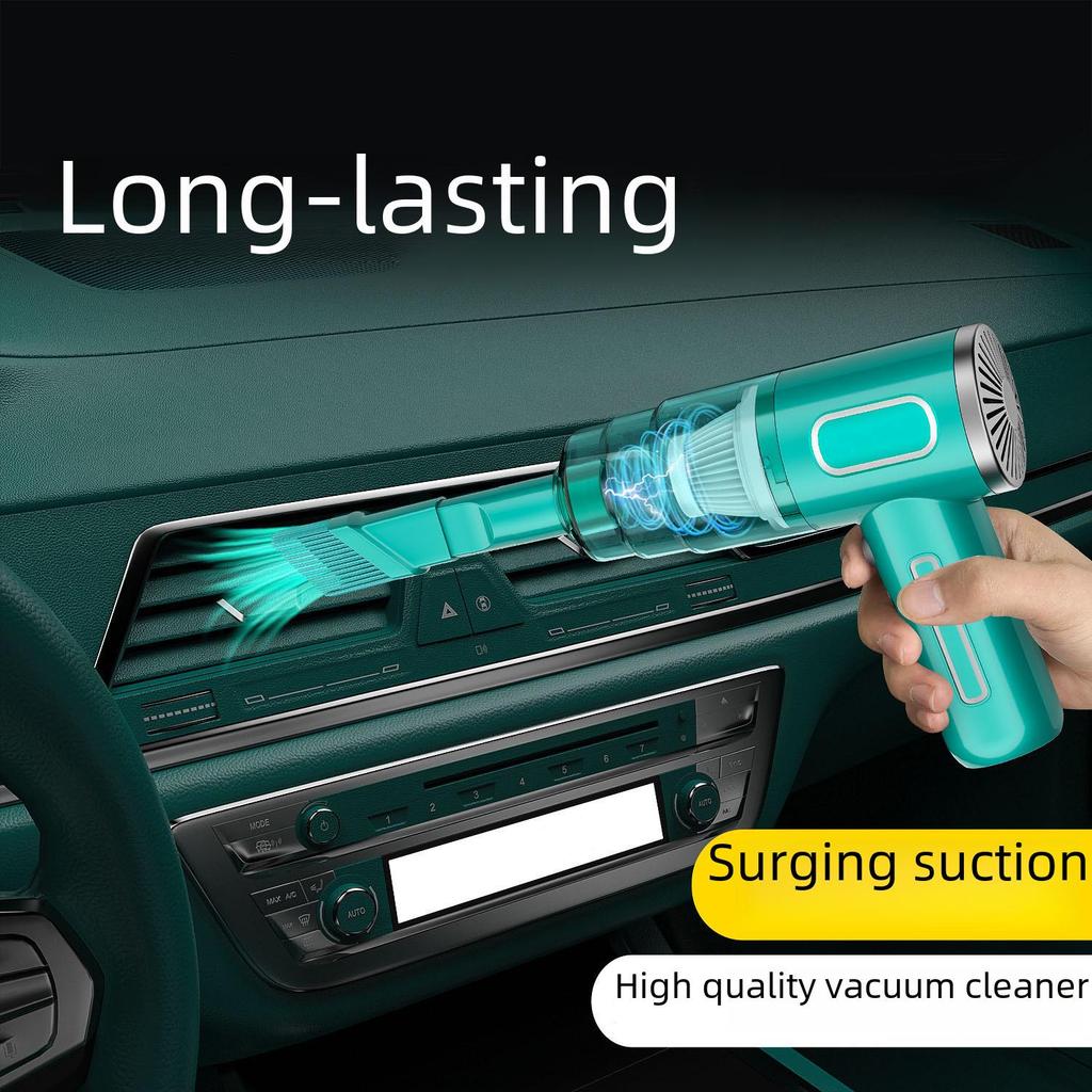 Wireless Portable Handheld Car Vacuum Cleaner with High Suction - Small Mini Dust Blower for Home Use