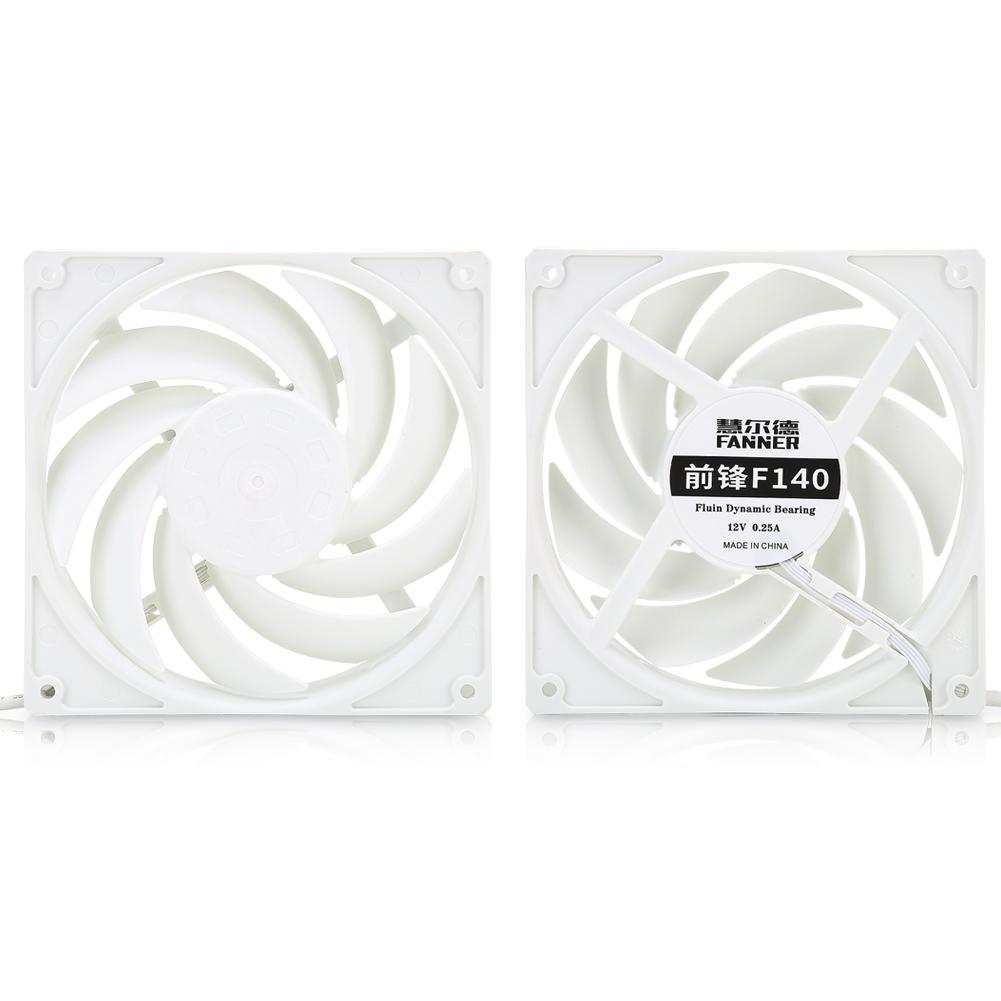 F140 Wentylator Chłodzący CPU Komputera 14cm Cichy Wentylator Chłodzący Komputera Stacjonarnego