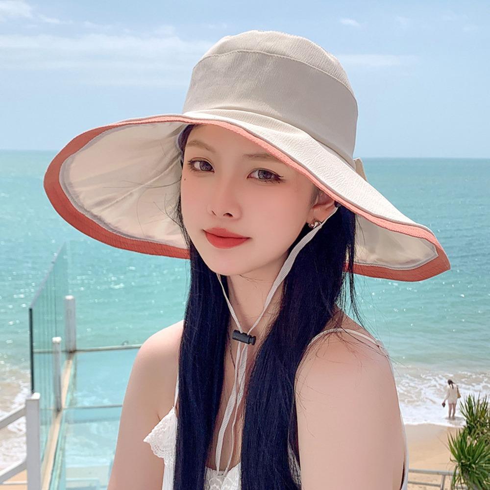 Foldable Bucket Hat Wide Brim Panama Caps New Mountaineering Caps  for Camping Hiking