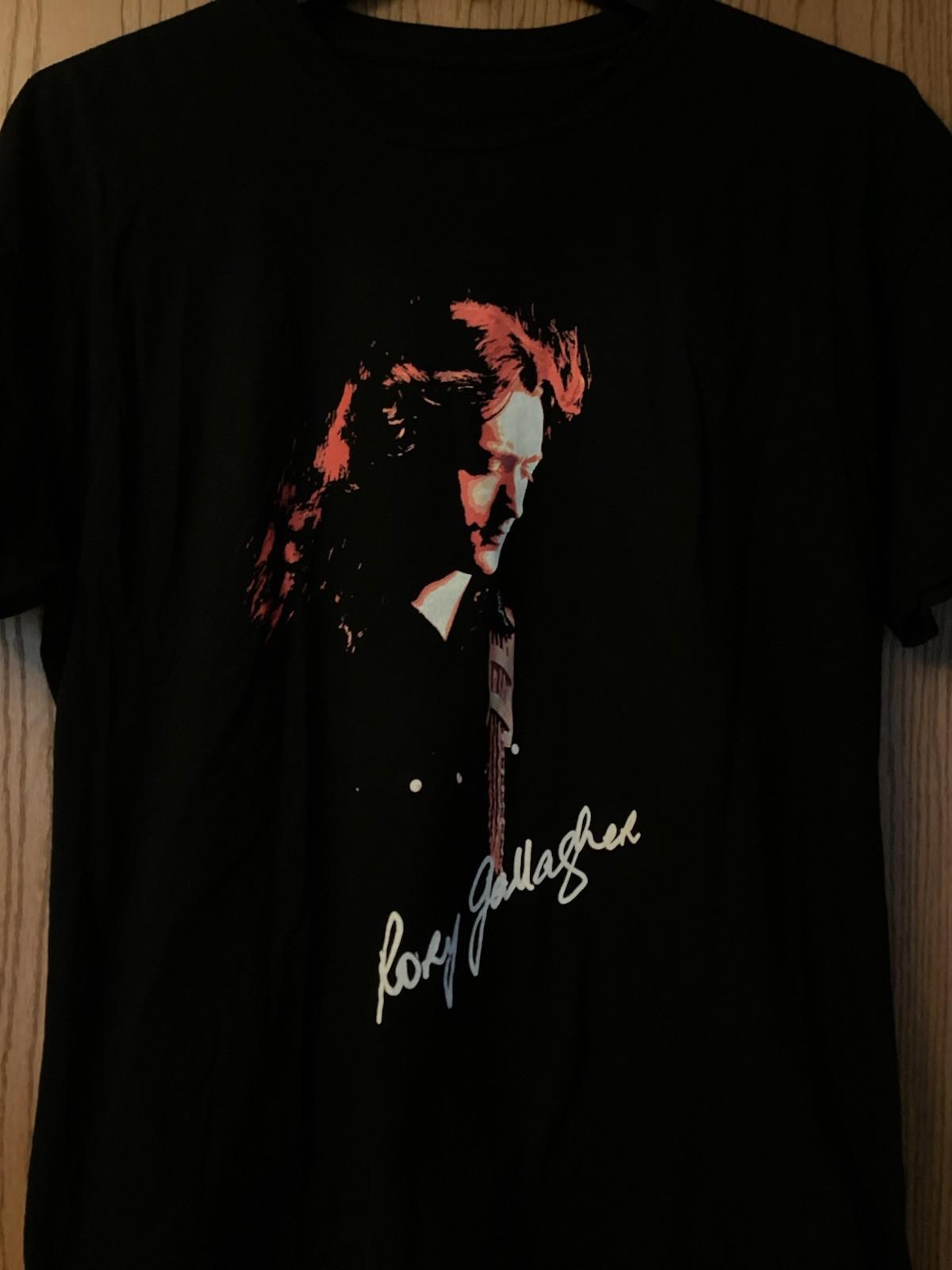 Rory Gallagher - Black Shirt Featuring Rory Gallagher Image - No Tag - 3XL M
