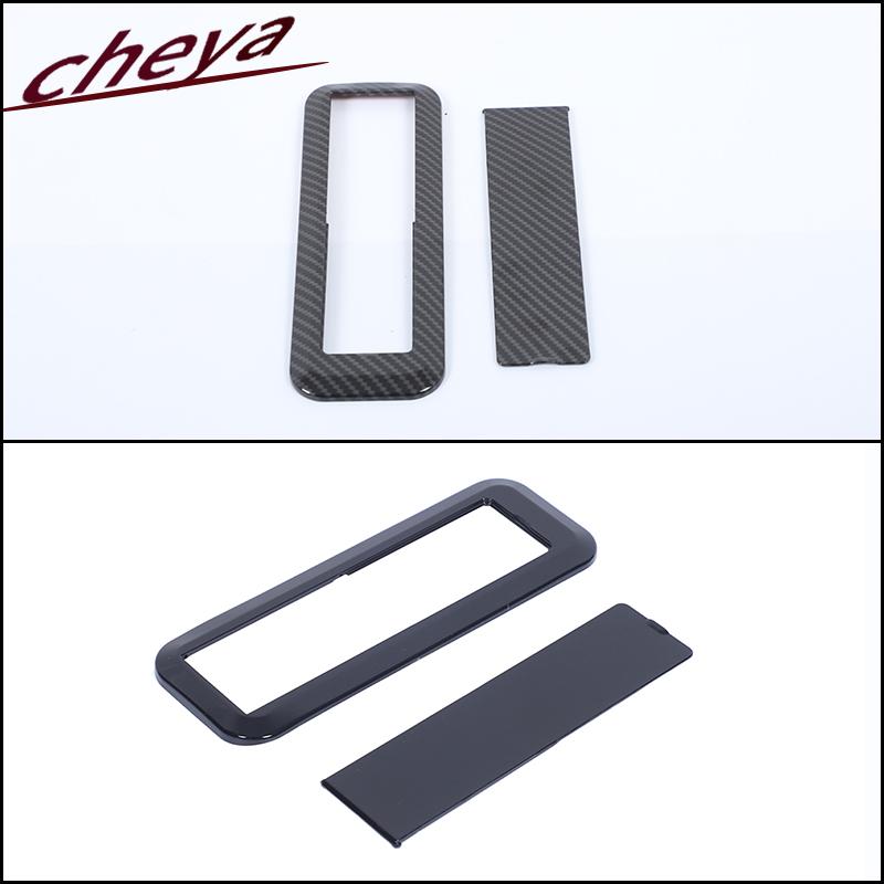 For Land Rover Range Rover Sport/Vogue L460 L461 2023+ ABS Carbon Fiber Car Trunk Seat Folding Button Anti Misoperation Cover