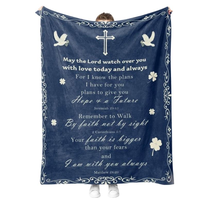 Portable Birthday Girls Blanket Lightweight Polyester Blanket Bed Decors For Travel Camping And Outdoor Activity
