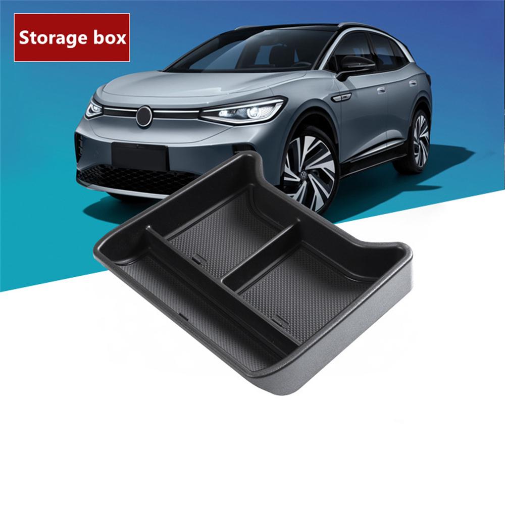 Car Console Armrest Lower Container Storage Box For Volkswagen VW ID.4 ID4 ID 4 CROZZ Auto Interior Accessories
