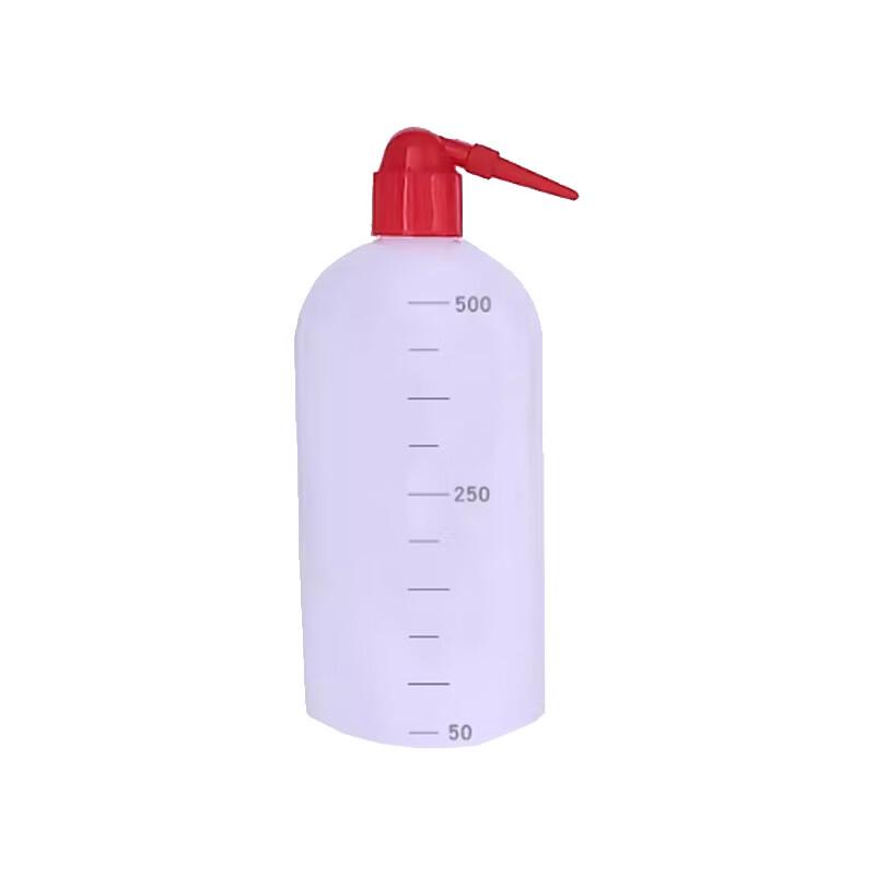 500ml Plastic Wash Bottle with Red Cap